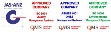 QMS Certification Services Logos